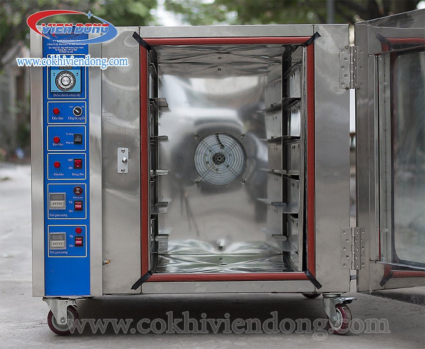Cấu tạo lò nướng bánh mì đối lưu 5 khay từ Inox bền bỉ, dễ dàng vệ sinh