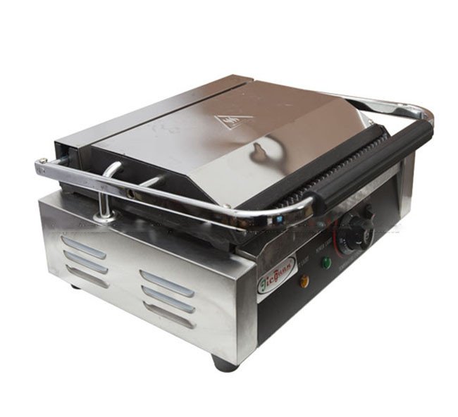 Cấu tạo thân máy kẹp nóng bánh mì từ hợp kim nhôm nguyên khối bền chắc