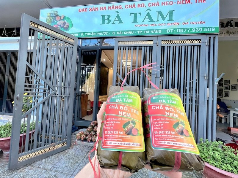 Chả bò Bà Tâm - Hương vị bánh mì Đà Nẵng trọn vẹn