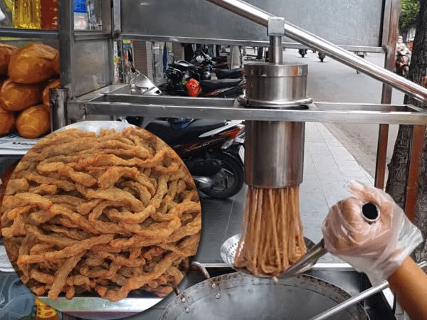 Chả cá tươi Vũng Tàu ép sợi chiên vàng giòn cho bánh mì