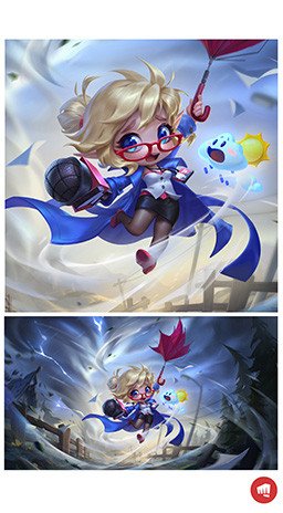 Chibi Janna Dự Báo Thời Tiết - linh thú TFT độc quyền mùa mới