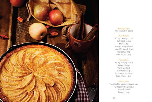 Chiếc cupcake chanh vàng từ công thức bánh mì Anh Thư được chia sẻ trong sách