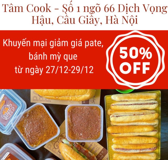 Combo bánh mì que Hải Phòng và tương ớt cay đặc trưng tại quán ở Cầu Giấy