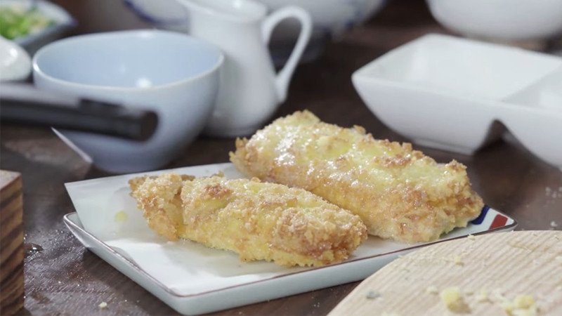 Công thức làm sandwich chiên giòn nhân sốt táo