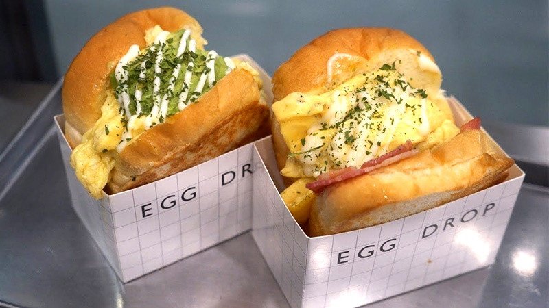 Công thức làm sandwich trứng Egg Drop kiểu Hàn Quốc