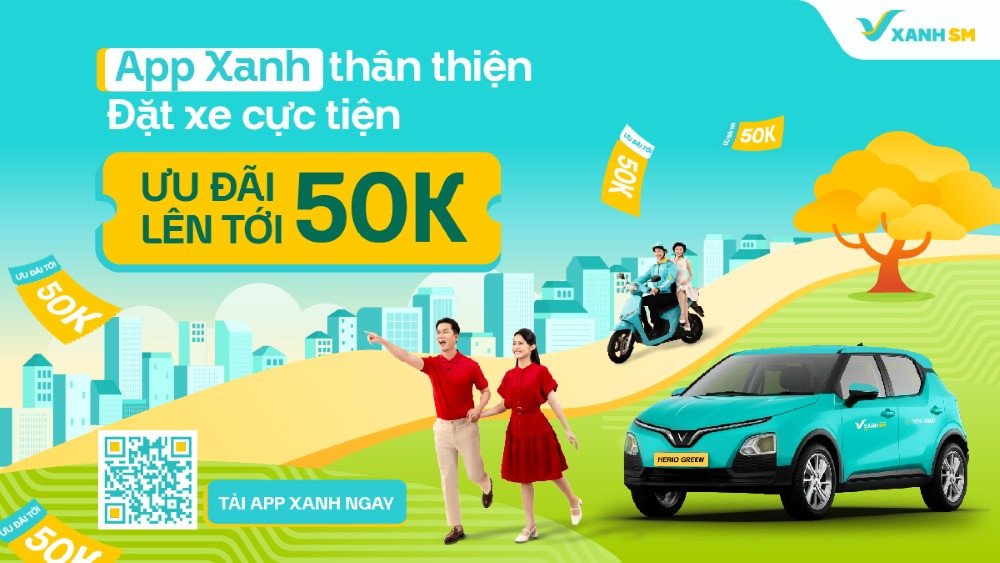 Đặt xe nhanh chóng và tiết kiệm chi phí qua ứng dụng Xanh SM