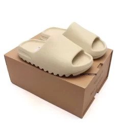 Dép Yeezy Slide Trắng Bone Vân Nhám