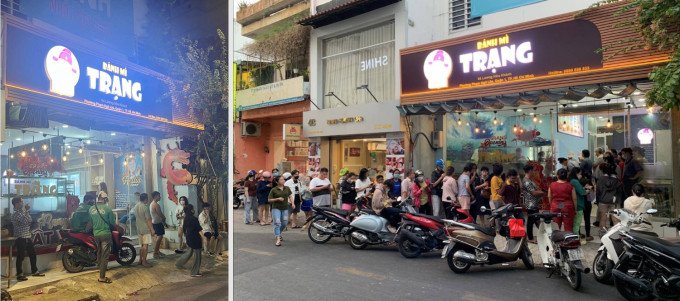 Dòng người chờ mua bánh mì Trạng, một thương hiệu mới nổi