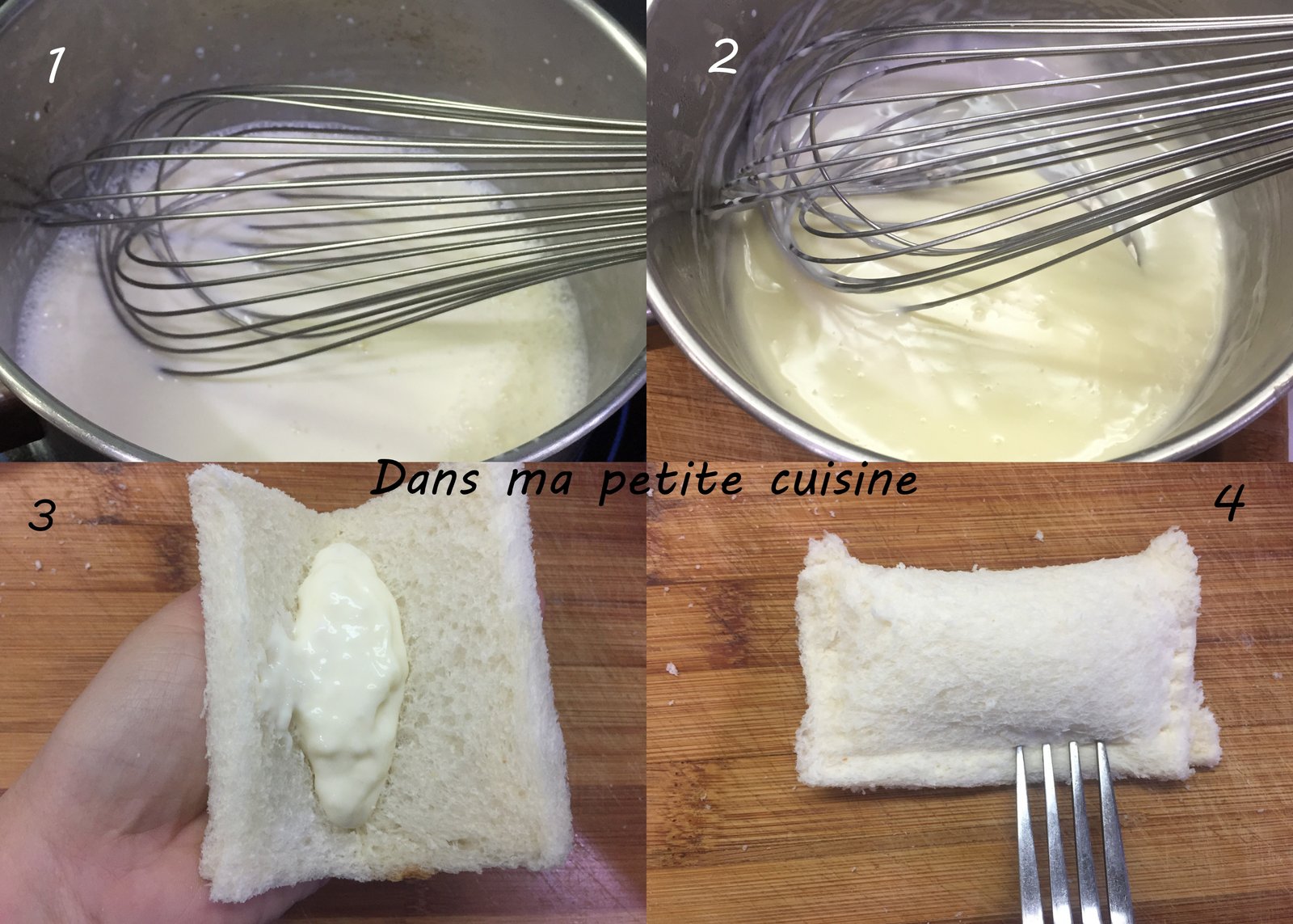 Đun hỗn hợp kem sữa chua phô mai trên bếp nhỏ lửa, khuấy đều cho sánh mịn