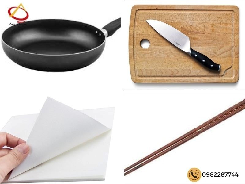 Dụng cụ đơn giản để làm món bánh mì tẩm đường thơm ngon