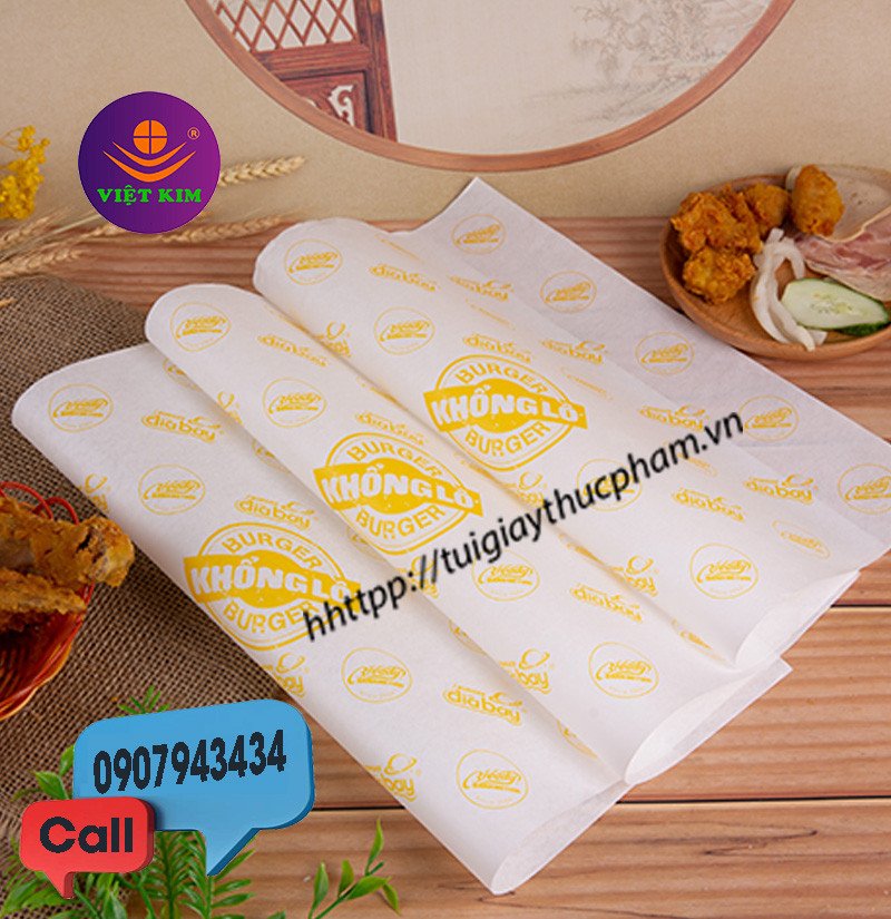 Giấy gói chuyên dụng giữ nhiệt và hương vị cho bánh mì sandwich