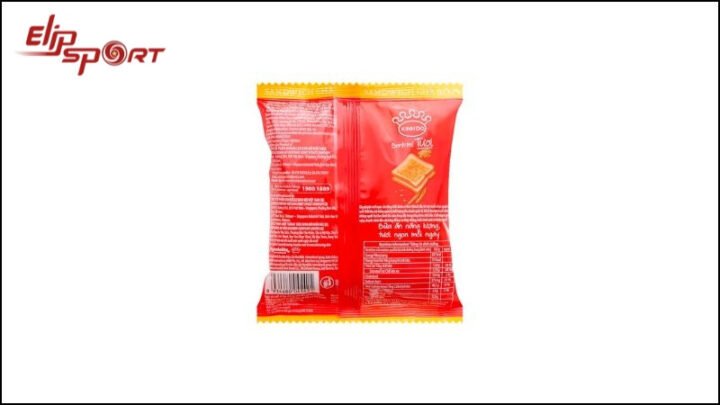 Gói bánh mì sandwich chà bông Kinh Đô và thông tin dinh dưỡng, làm rõ lượng calo trong bánh mì Kinh Đô