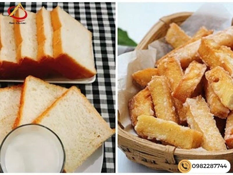 Gợi ý thưởng thức bánh mì tẩm đường kết hợp cùng kem tươi