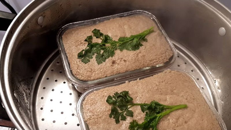 Hấp cách thủy ba tê thơm ngon