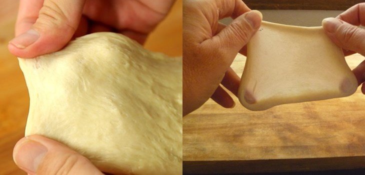 Hình ảnh nhồi bột làm bánh mì chuột mịn dẻo