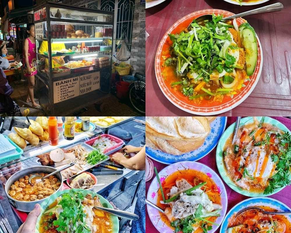 Hình ảnh ổ bánh mì xíu mại Nguyễn Kiệm hấp dẫn