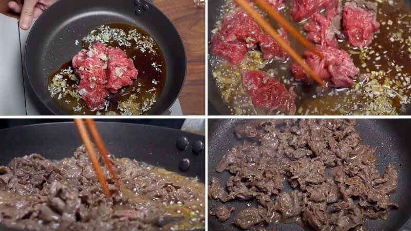 Hình ảnh xào thịt bò với nước sốt