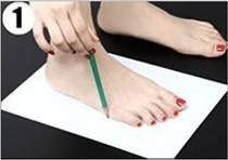 Hướng dẫn đo chiều dài bàn chân để chọn dép bánh mì nữ đế cao