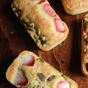 Strawberry Pistachio Cake