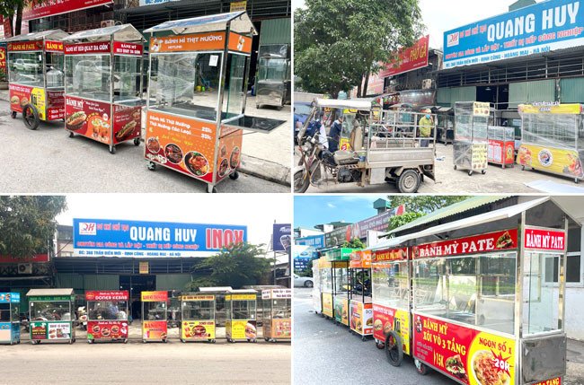 Kho xưởng bánh mì Quang Huy