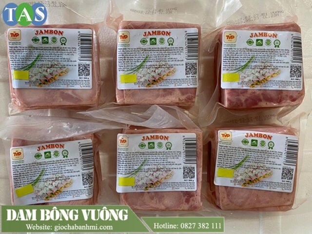 Khối thịt nguội chất lượng cao cho nhân bánh mì