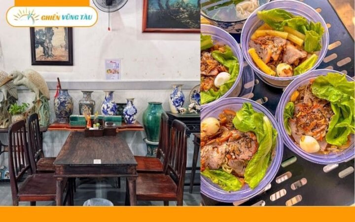 Khung cảnh ấm cúng của quán bánh mì Ngọc Châu tại Vũng Tàu