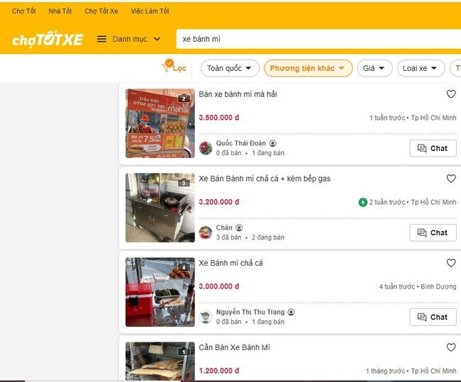 Kiểm tra tổng thể chất lượng một chiếc xe bánh mì cũ trước khi mua