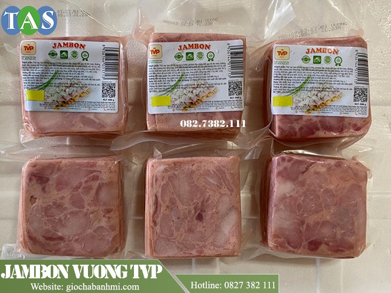 Lát thịt chế biến phong phú dùng cho bánh mì ngon