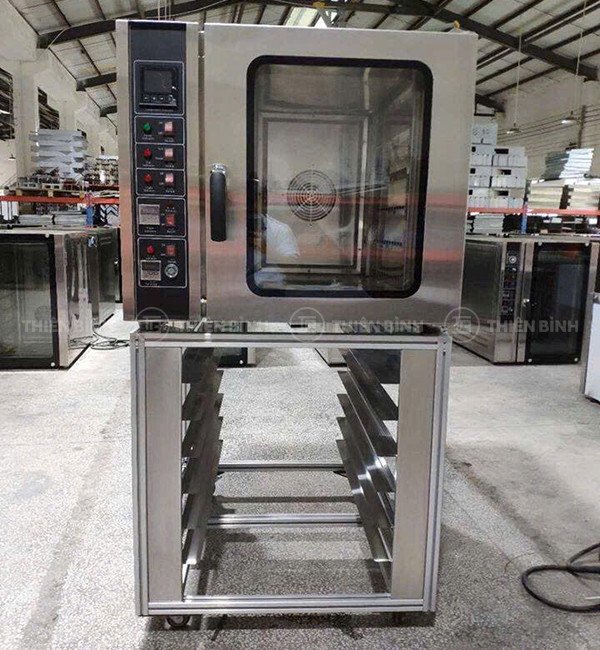 Lò nướng bánh mì đối lưu 5 khay Southstar NFC-5D tích hợp giá đỡ tiện lợi