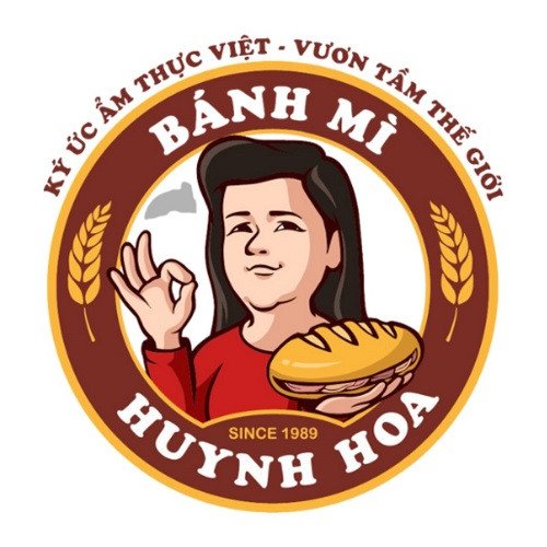 Logo bánh mì với thiết kế tối giản, tập trung vào font chữ độc đáo