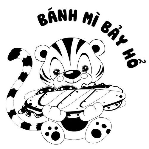 Mẫu logo bánh mì đơn giản nhưng hiệu quả, dễ dàng nhận diện