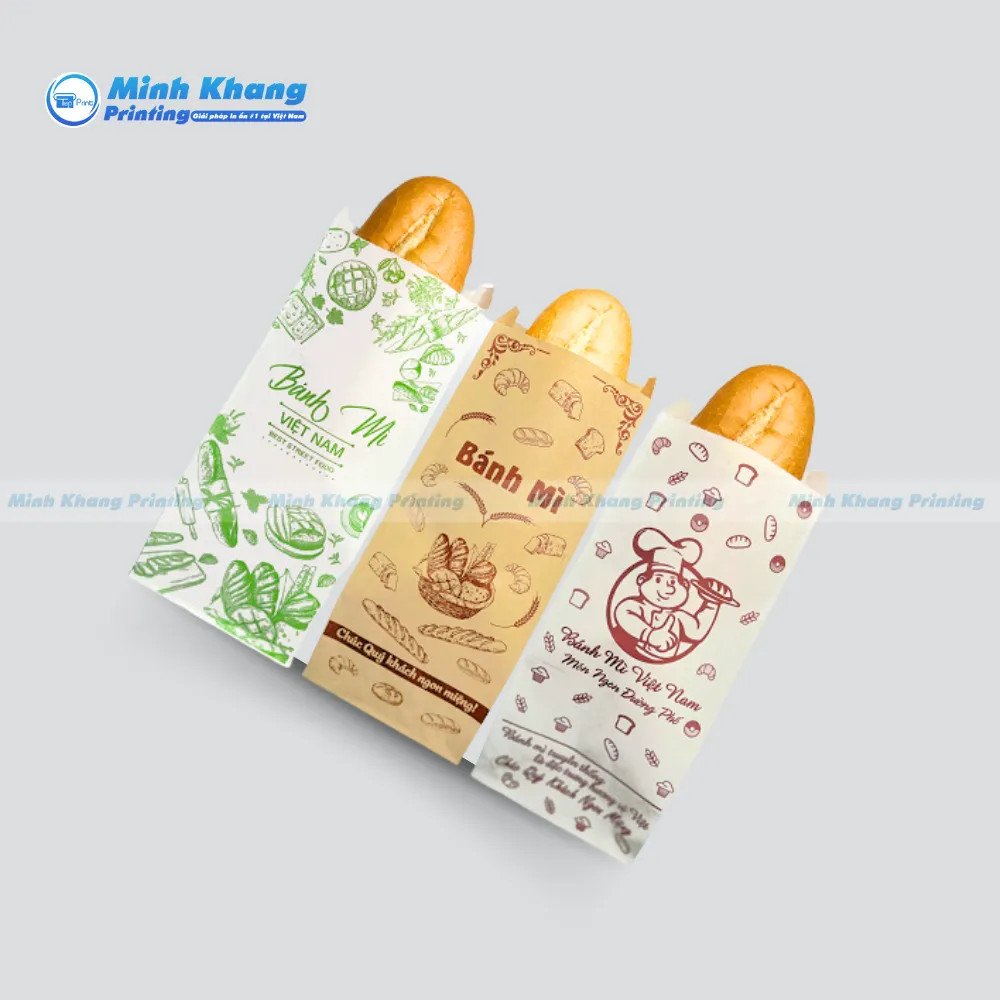 Mẫu túi bánh mì thương hiệu Việt