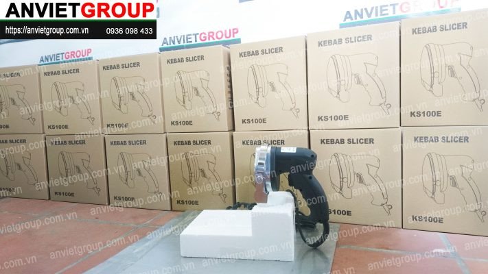 Máy cắt thịt Doner Kebab hoạt động hiệu quả
