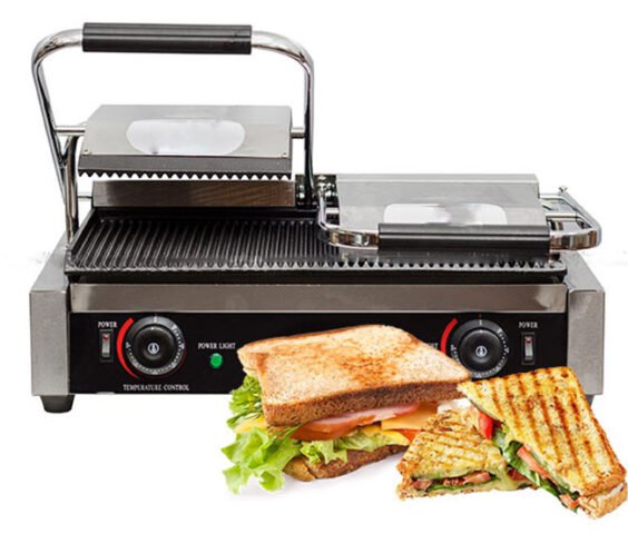 Máy kẹp bánh mì làm nóng bánh nhanh, tiết kiệm thời gian bữa sáng