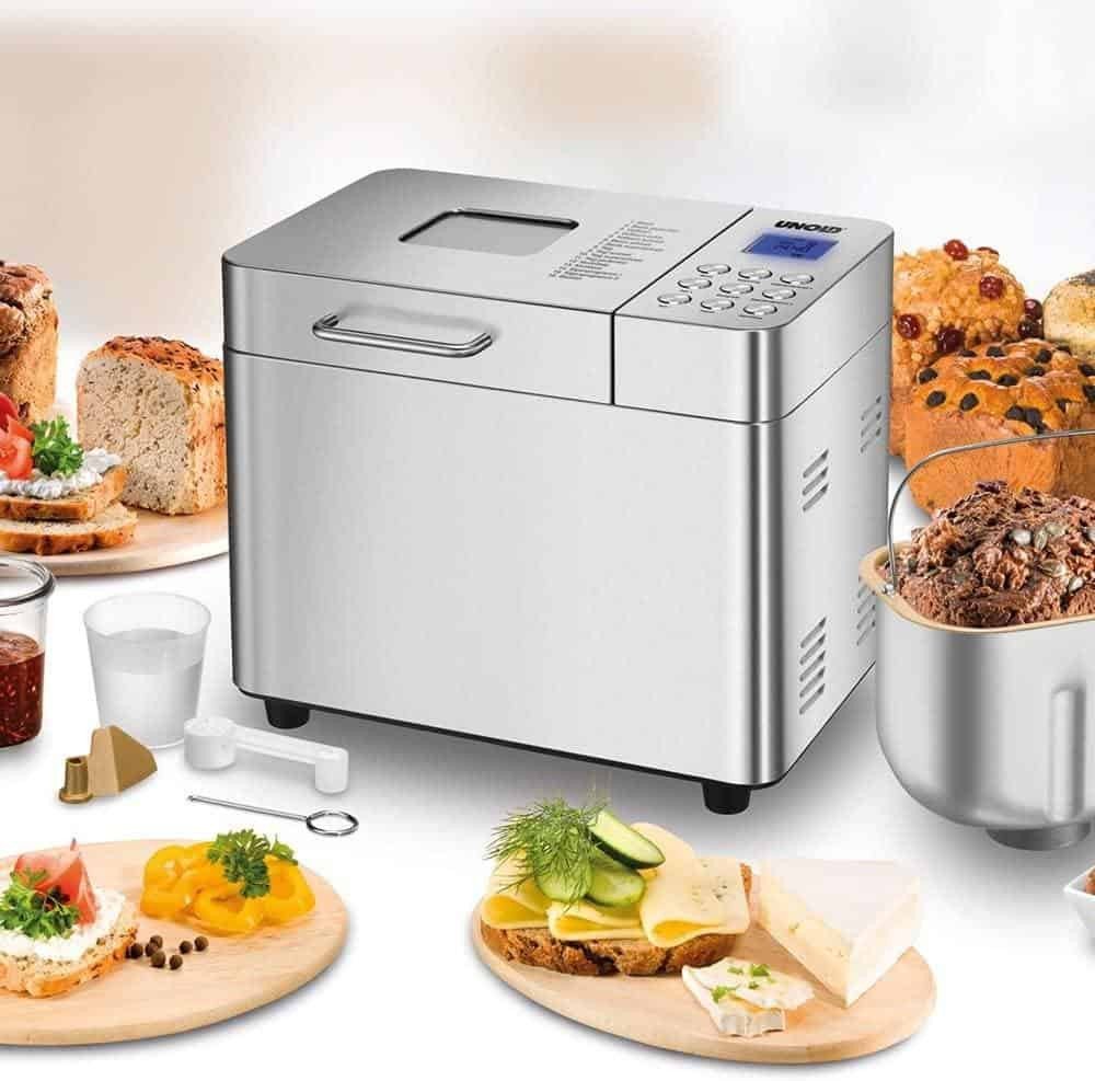 Máy làm bánh mì Unold Backmeister Edel 68456, công cụ lý tưởng để chế biến bánh mì tươi ngon mỗi ngày