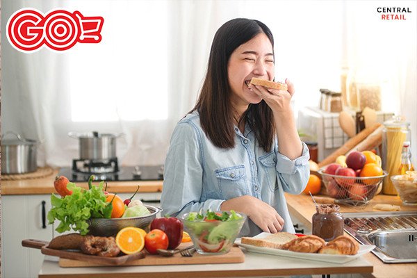 Món ăn sáng ngon miệng với bánh mì gối giúp cải thiện tâm trạng.