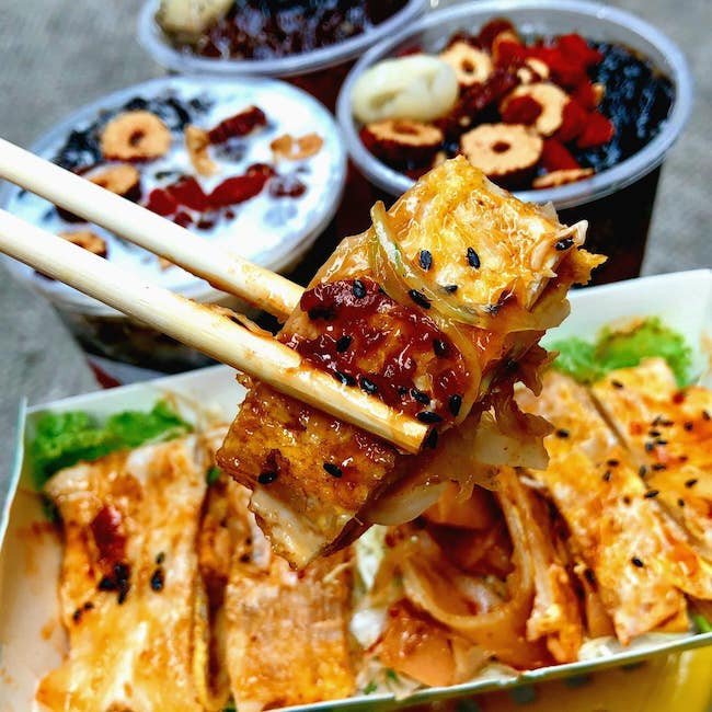 Món bánh mì nướng lạnh độc đáo sau khi hoàn thành