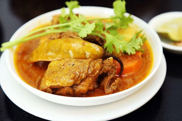 Món cà ri vịt thơm ngon đã hoàn thành