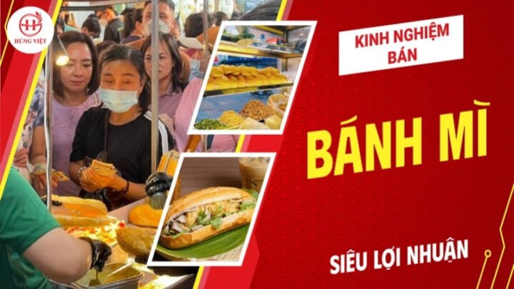 Một cửa hàng bánh mì đông khách, minh chứng cho tiềm năng bán bánh mì có lời