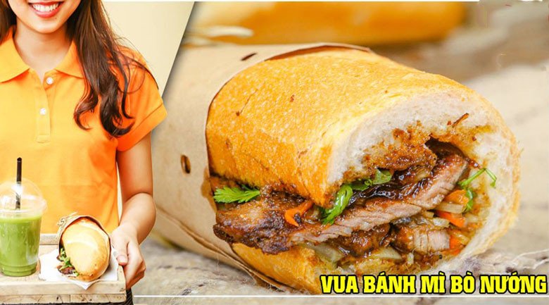 Một quán bánh mì hiện đại với không gian sáng sủa, thu hút khách hàng trẻ tại Hà Nội