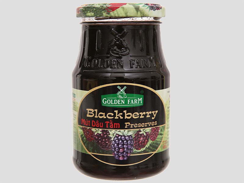 Mứt dâu tằm Golden Farm, hương vị chua ngọt làm mứt phết bánh mì thêm phần hấp dẫn