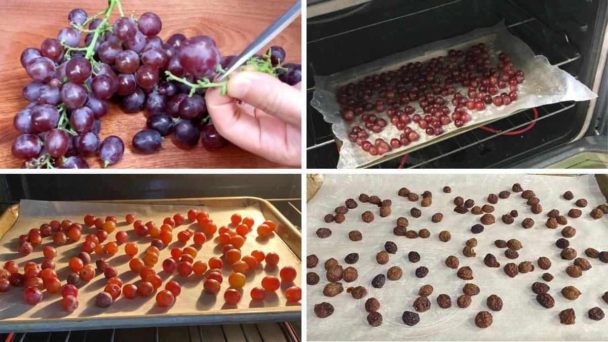 Mứt nho khô tự làm dùng ăn kèm bánh mì