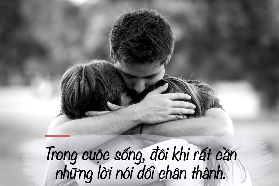 Người cha ôm con trai, chia sẻ bài học về sự cảm thông từ miếng bánh mì cháy