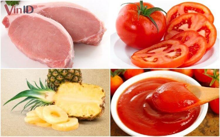 Nguyên liệu chính làm nước sốt ăn bánh mì chả lụa