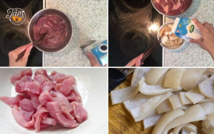 Nguyên liệu chính làm pate gan heo cho món bánh mì pate thập cẩm