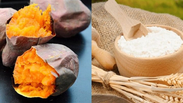 Nguyên liệu làm bánh mì khoai lang phô mai chuẩn vị