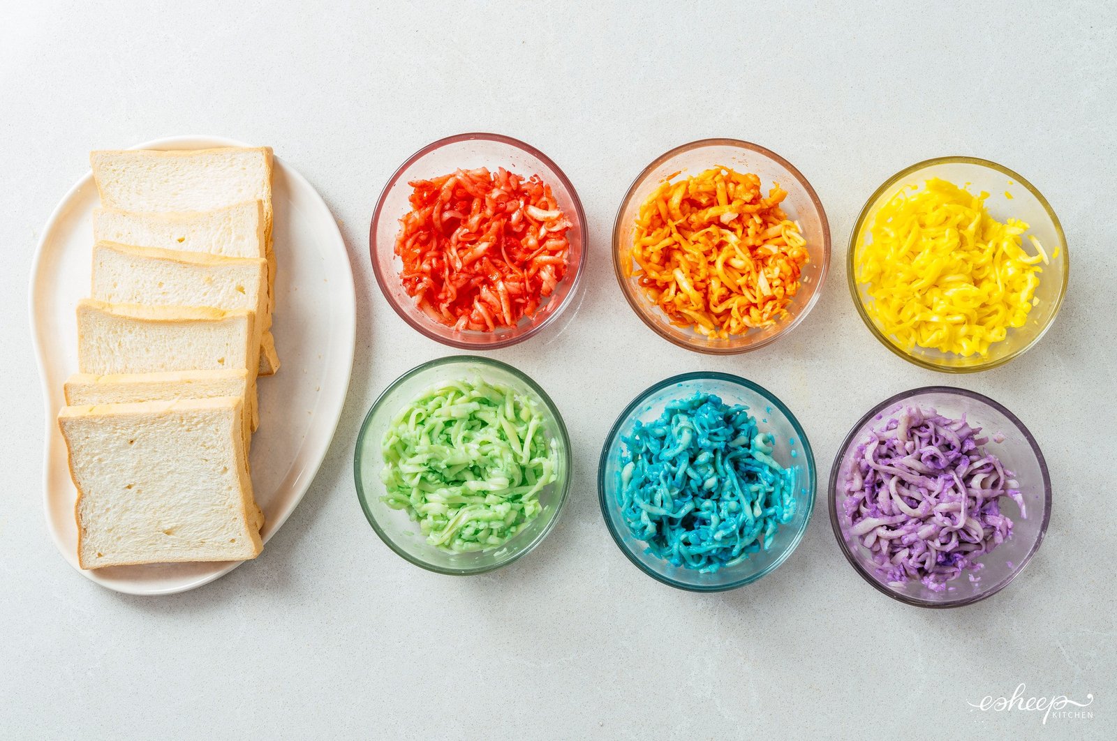 Nguyên liệu làm bánh mì sandwich hoạt hình