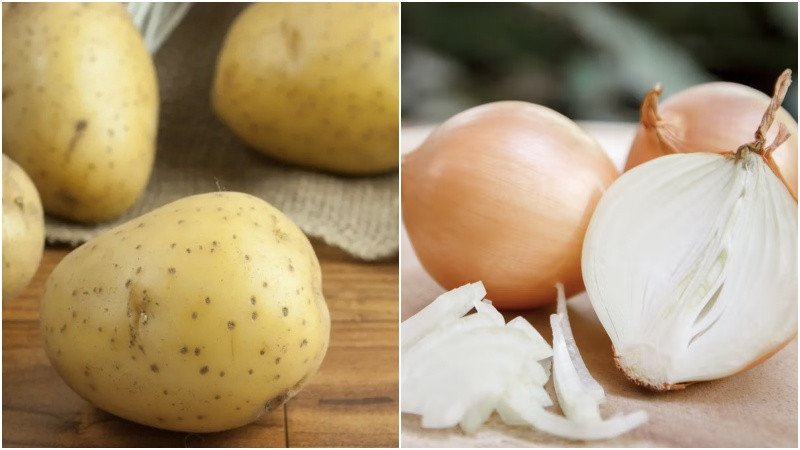 Nguyên liệu làm sốt khoai tây cho bánh mì chảo