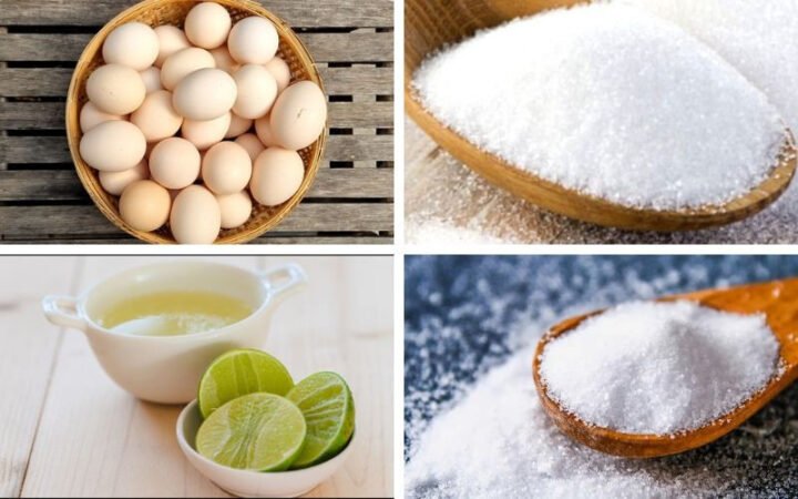 Nguyên liệu tươi ngon chuẩn bị làm sốt dầu trứng béo mịn