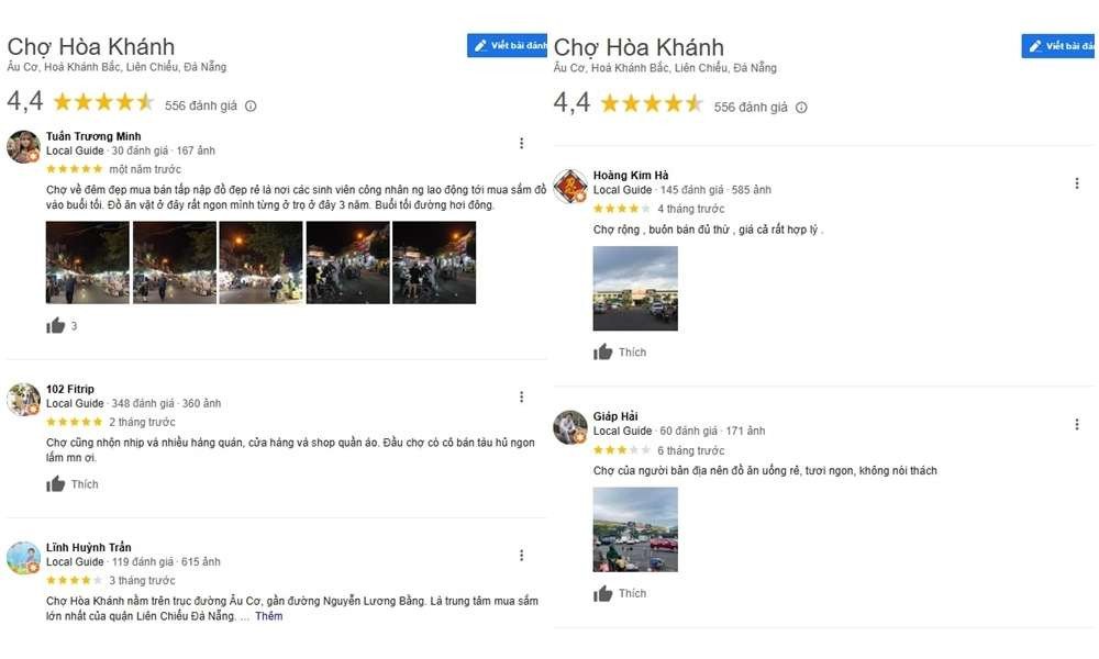 Những đánh giá tích cực về chợ Hòa Khánh, ẩm thực đêm Đà Nẵng